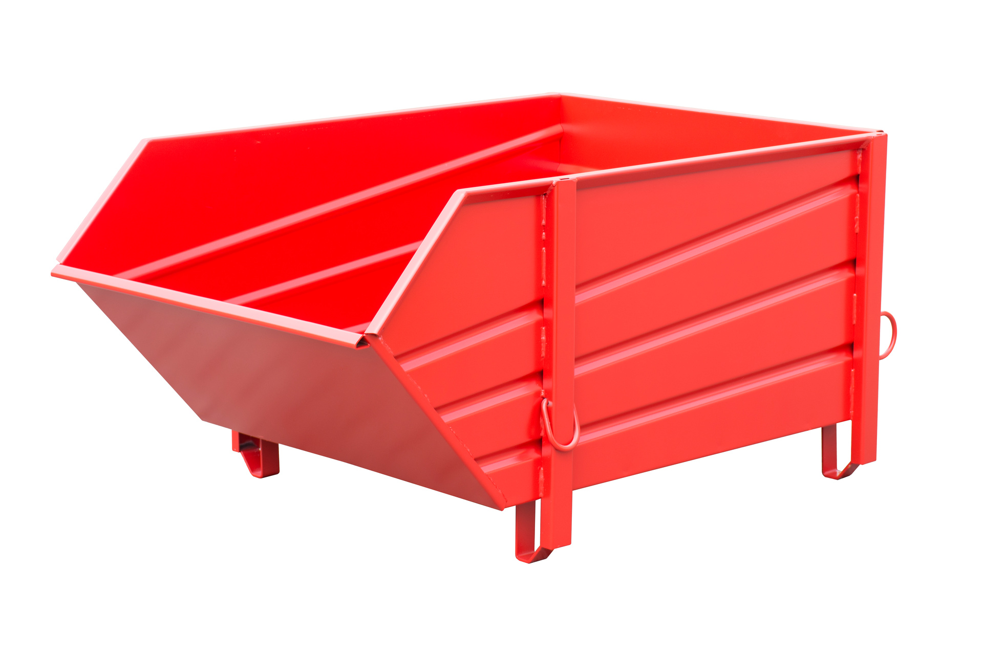 Baustoffbehälter Typ BBP RAL 3000 Feuerrot